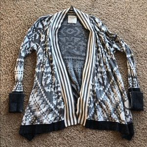 A&F Aztec cardigan